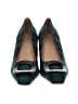 Ann Taylor Plaid Green Heels Size 7 1/2 - photo 2