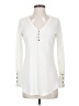 Chaser Ivory Long Sleeve Blouse Size S - photo 1