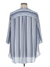 Worthington 100% Polyester Blue 3/4 Sleeve Blouse Size 1X - photo 2