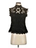 Nanette Lepore 100% Polyester Black Sleeveless Blouse Size 0 - photo 1
