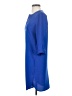 Donna Ricco 100% Polyester Solid Blue Casual Dress Size 2 - photo 5