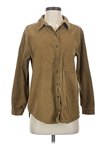 Zara TRF Long Sleeve Button-Down Shirt (view 1)