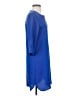 Donna Ricco 100% Polyester Solid Blue Casual Dress Size 2 - photo 4