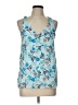 Everly 100% Polyester Blue Tank Top Size L - photo 1