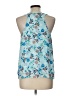 Everly 100% Polyester Blue Tank Top Size L - photo 2