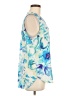 Pleione 100% Polyester Blue Sleeveless Blouse Size M - photo 4