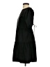 Zara Solid Black Casual Dress Size S - photo 5