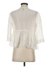 BCBGMAXAZRIA Ivory 3/4 Sleeve Blouse Size S - photo 2