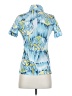 Trissi Blue Short Sleeve Blouse Size S - photo 2