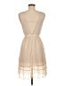 LoveRiche Solid Tan Cocktail Dress Size S - photo 2