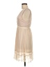 LoveRiche Solid Tan Cocktail Dress Size S - photo 5
