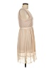 LoveRiche Solid Tan Cocktail Dress Size S - photo 4