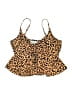 Shell Kepler Animal Print Brown Swimsuit Top Size L - photo 1
