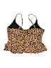 Shell Kepler Animal Print Brown Swimsuit Top Size L - photo 2
