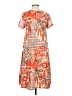 Lularoe Print Orange Casual Dress Size XS - photo 2