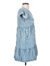Solitaire 100% Rayon Blue Casual Dress Size S - photo 4