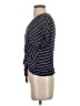 Millibon Blue Short Sleeve Blouse Size S - photo 5