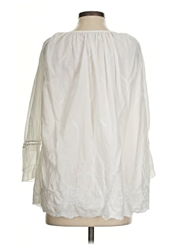 Tempo Paris 3/4 Sleeve Blouse (view 2)