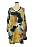 Rae Mode Tie-dye Yellow Casual Dress Size 3X - photo 1