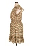 Lush 100% Polyester Floral Tan Casual Dress Size XL - photo 5