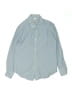 Crewcuts Outlet 100% Cotton Stripes Blue Long Sleeve Button-Down Shirt Size 10 - photo 1