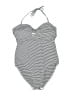 Unbranded Stripes Gray One Piece Swimsuit Size 2X - photo 1