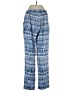 DKNY 100% Polyester Print Blue Casual Pants Size S - photo 2