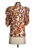 Cleobella Orange Short Sleeve Blouse Size XS - photo 2