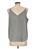 Express Outlet 100% Polyester Gray Sleeveless Top Size L - photo 2