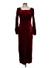 Shein 100% Polyester Burgundy Cocktail Dress Size L - photo 1