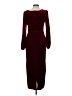 Shein 100% Polyester Burgundy Cocktail Dress Size L - photo 2