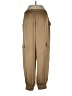 Elie Tahari 100% Polyester Solid Tan Cargo Pants Size L - photo 2