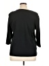 Quacker Factory 100% Cotton Black 3/4 Sleeve Top Size XL - photo 2
