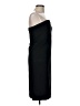 DKNY 100% Polyester Solid Black Cocktail Dress Size M - photo 4