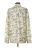 Ecru 100% Rayon Camo Ivory Long Sleeve Blouse Size L (estimated) - photo 2