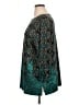 Susan Graver Teal 3/4 Sleeve Blouse Size XL - photo 5