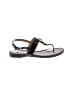 Coach 100% Leather Brown Sandals Size 8 1/2 - photo 1