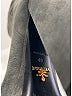 Prada 100% Leather Black Gray Suede Ankle Boots Size EU 40 - photo 6