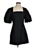 FRAME 100% Cotton Solid Black Cocktail Dress Size S - photo 1