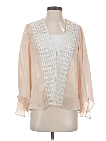 Love Sam 3/4 Sleeve Silk Top (view 1)