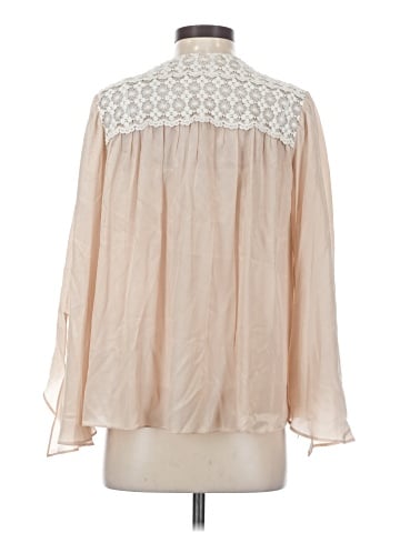 Love Sam 3/4 Sleeve Silk Top (view 2)