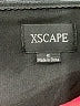 Xscape 100% Polyester Floral Black Burgundy Cocktail Dress Size 6 - photo 4
