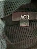 AGB Black Long Sleeve Turtleneck Size L - photo 7