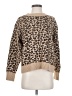 American Eagle Outfitters 100% Recycled Polyester Animal Print Tan Pullover Sweater Size S - photo 1