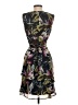 Connected Apparel Floral Black Cocktail Dress Size 4 - photo 2