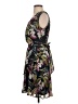 Connected Apparel Floral Black Cocktail Dress Size 4 - photo 5