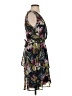 Connected Apparel Floral Black Cocktail Dress Size 4 - photo 4