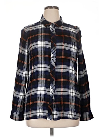 MELLODAY Long Sleeve Button-Down Shirt (view 1)