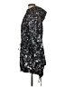White House Black Market 100% Polyester Print Blue Black Raincoat Size M - photo 5