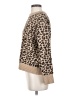 American Eagle Outfitters 100% Recycled Polyester Animal Print Tan Pullover Sweater Size S - photo 5